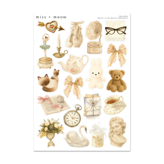 Deco | Cute Beige Aesthetic