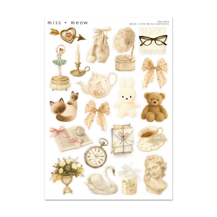 Deco | Cute Beige Aesthetic