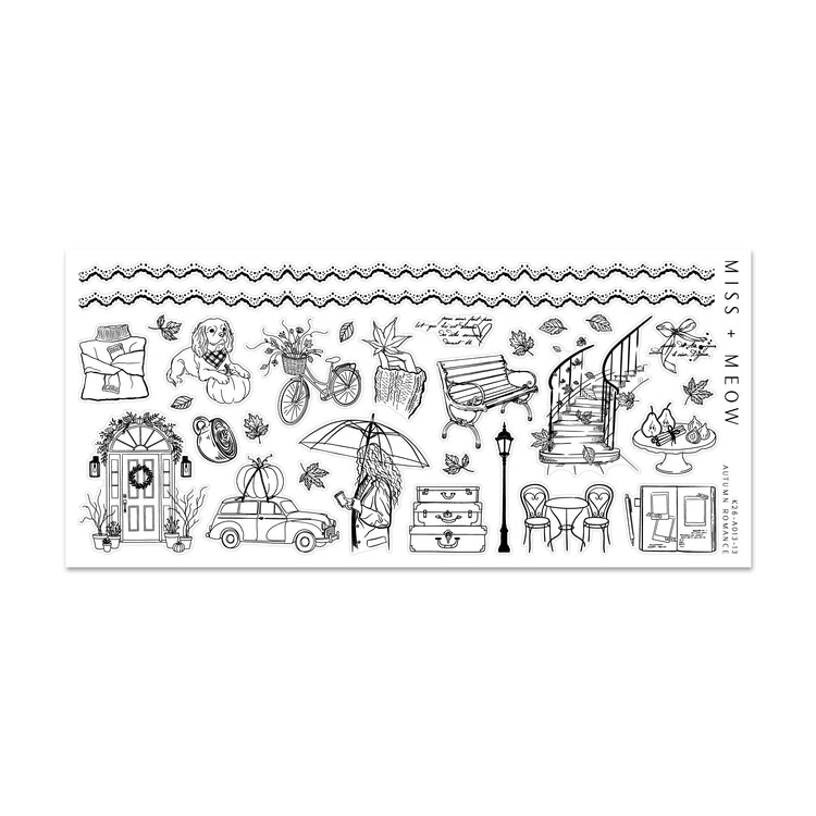 Autumn Romance | Foil Stickers