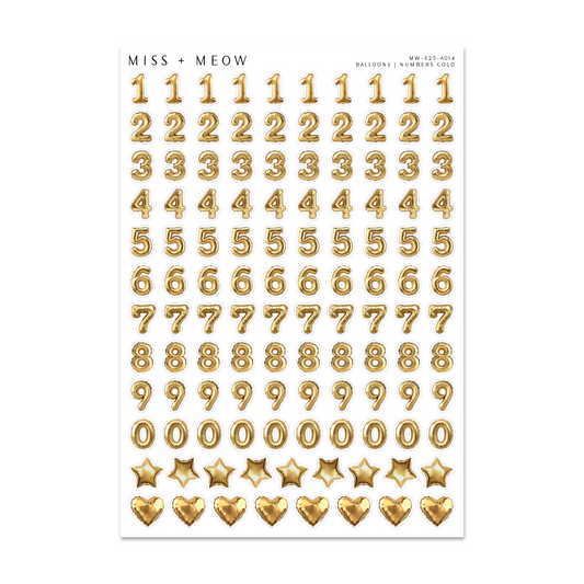 Balloons | GOLD Numbers