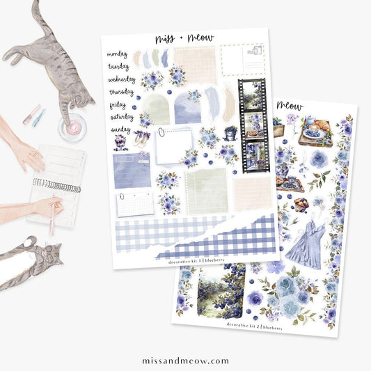 Blueberry | Decorative Sticker Kit