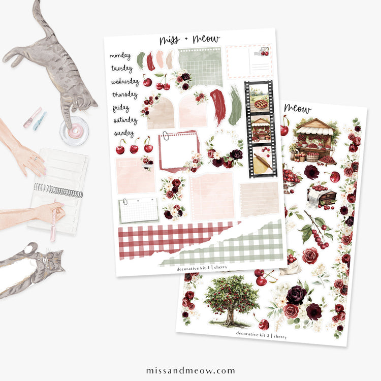 Cherry | Decorative Sticker Kit