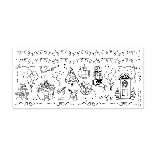 Christmas Soiree | Foil Stickers