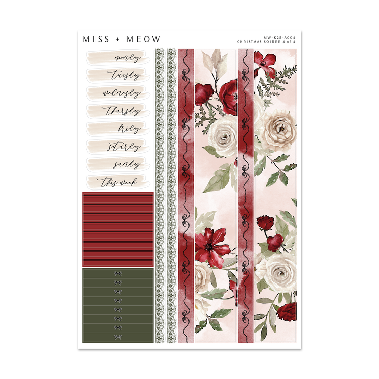 Christmas Soiree | Foiled Sticker Kit