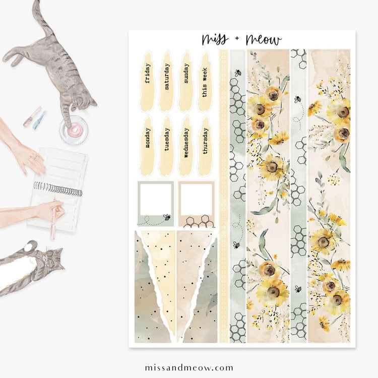 Golden | Foiled Sticker Kit