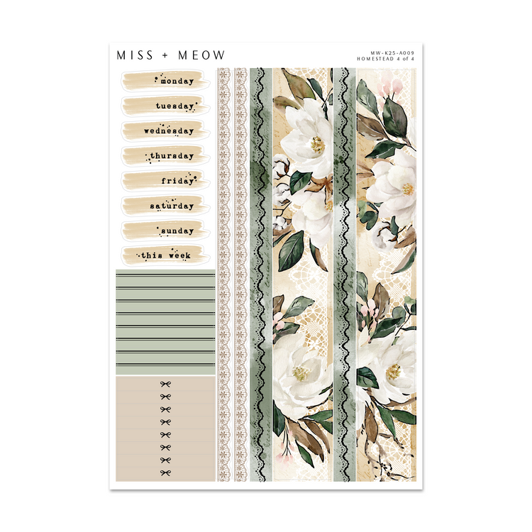 Homestead | Foiled Sticker Kit