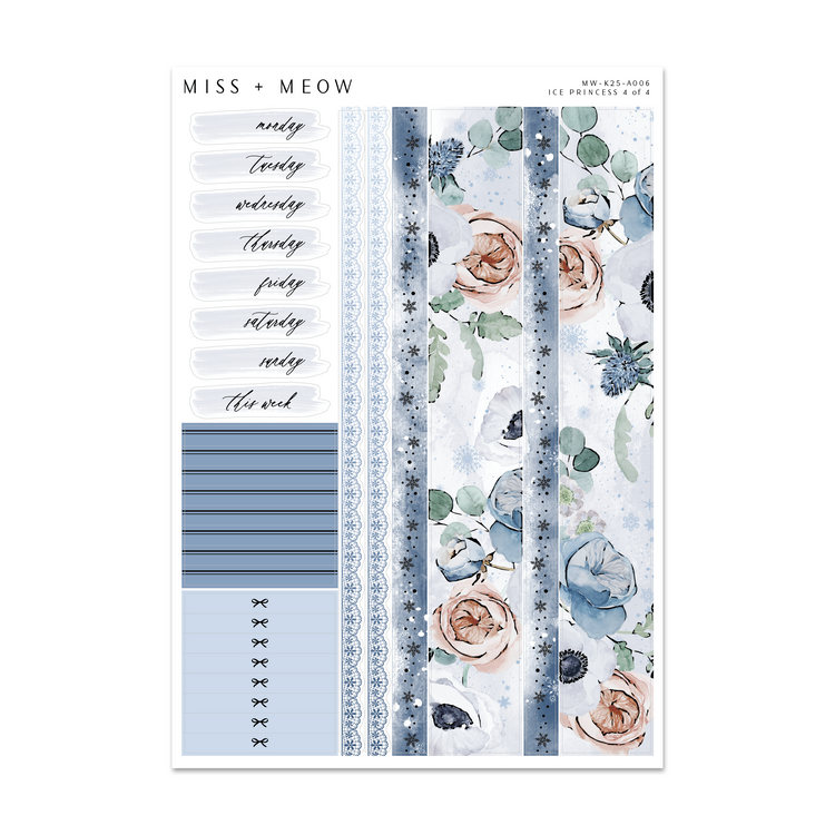 Ice Princess | Foiled Sticker Kit