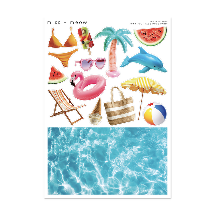 Junk Journal | Pool Party