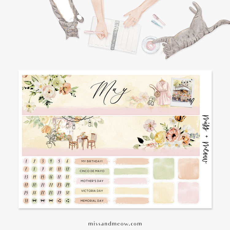 May 2024 | Foiled Monthly Sticker Kit