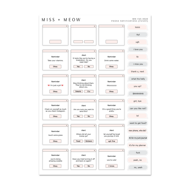 Deco | Phone Notifications (Funny)