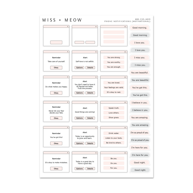 Deco | Phone Notifications (Motivational)
