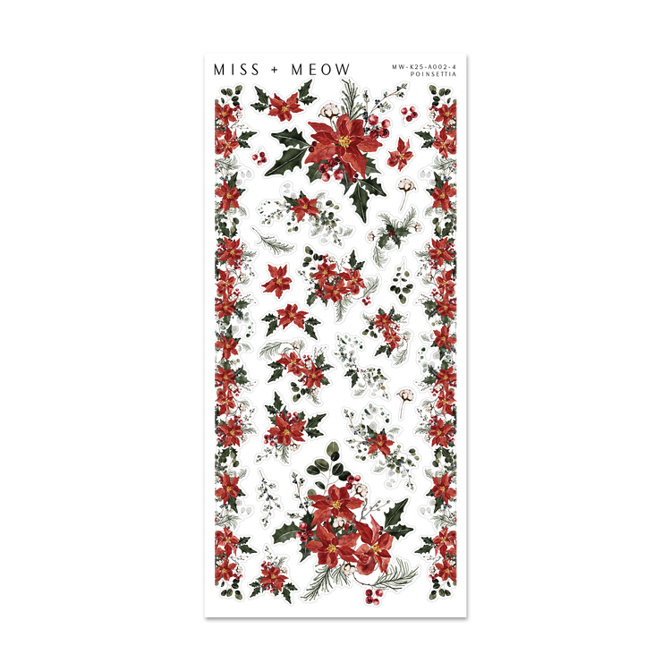Poinsettia | Add-On Stickers