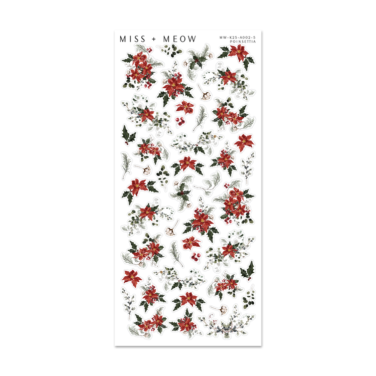 Poinsettia | Add-On Stickers