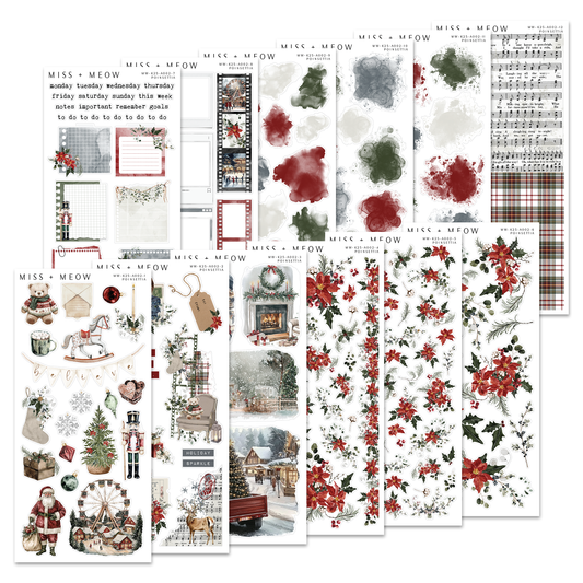 Poinsettia | Add-On Stickers
