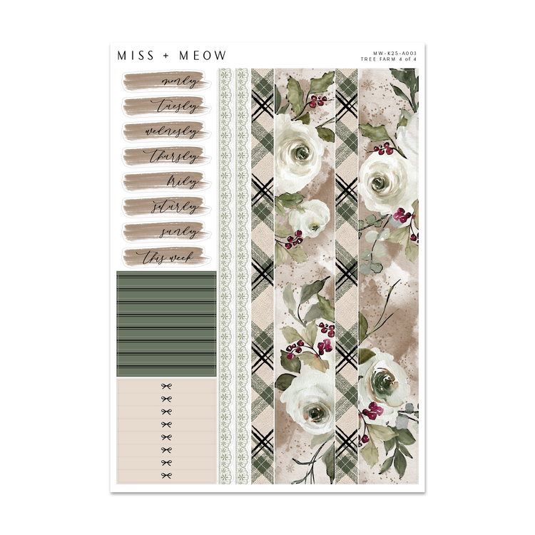 Tree Farm | Foiled Sticker Kit