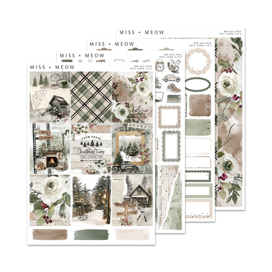 Tree Farm | Foiled Sticker Kit