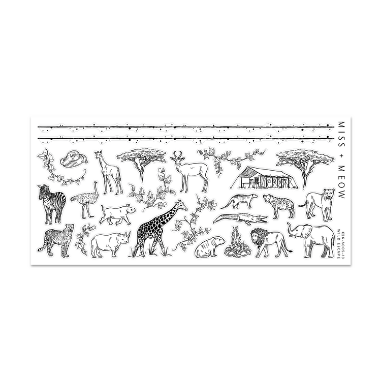 Wild Escape | Foil Stickers