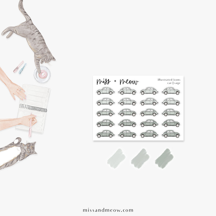 Car | Illustrated Icons
