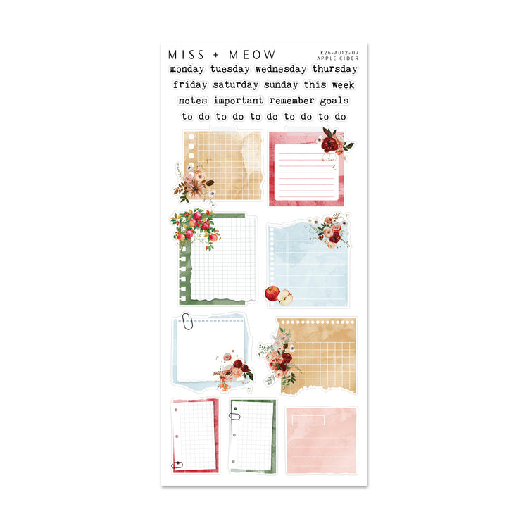 Apple Cider | Add-On Stickers