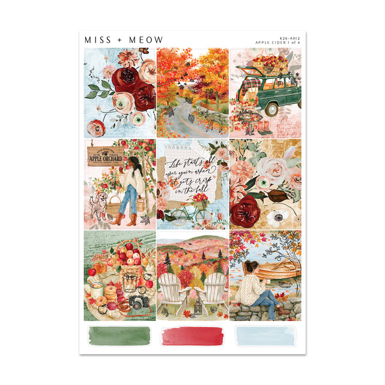 Apple Cider | Foiled Sticker Kit