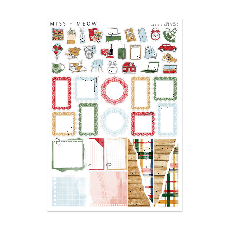Apple Cider | Foiled Sticker Kit