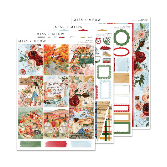 Apple Cider | Foiled Sticker Kit
