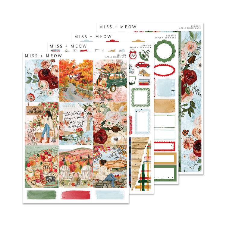 Apple Cider | Foiled Sticker Kit