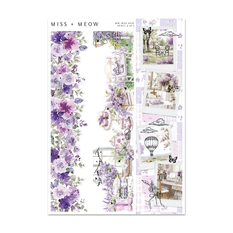 April 2026 | Foiled Monthly Sticker Kit