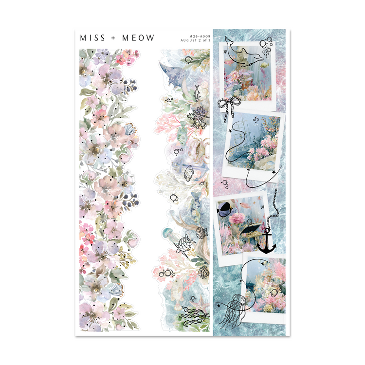 August 2026 | Foiled Monthly Sticker Kit
