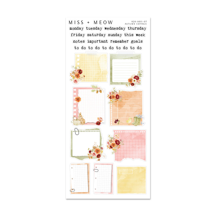 Autumn Cottage | Add-On Stickers