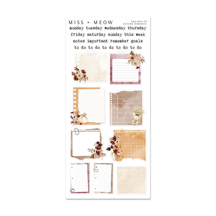 Autumn Romance | Add-On Stickers