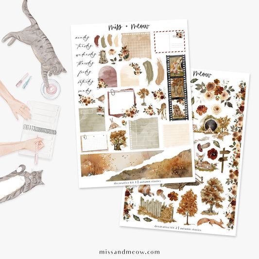 Autumn Stories | Decorative Sticker Kit