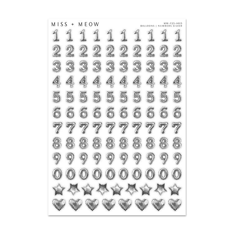 Balloons | SILVER Numbers