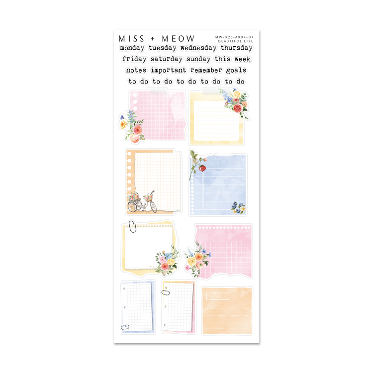 Beautiful Life | Add-On Stickers