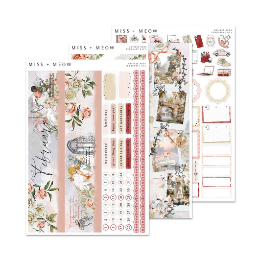 February 2026 | Foiled Monthly Sticker Kit
