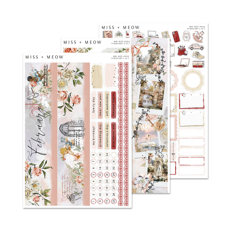 February 2026 | Foiled Monthly Sticker Kit
