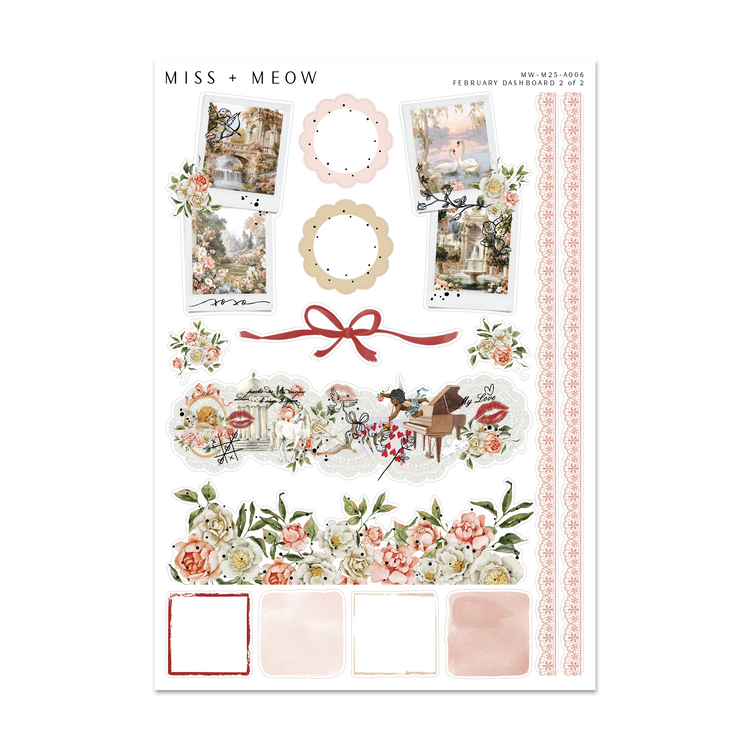 February 2026 Dashboard | Foiled Sticker Kit