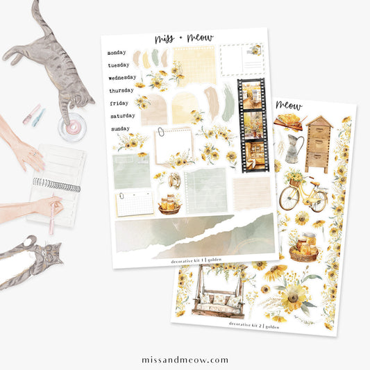 Golden | Decorative Sticker Kit