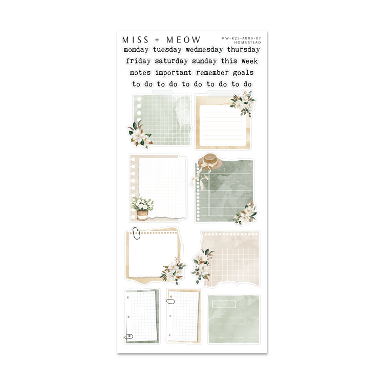 Homestead | Add-On Stickers