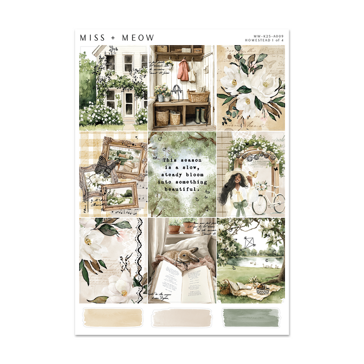 Homestead | Foiled Sticker Kit