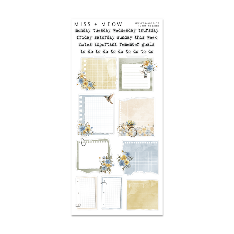 Hummingbird | Add-On Stickers