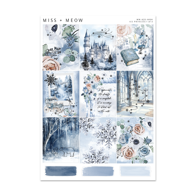 Ice Princess | Foiled Sticker Kit