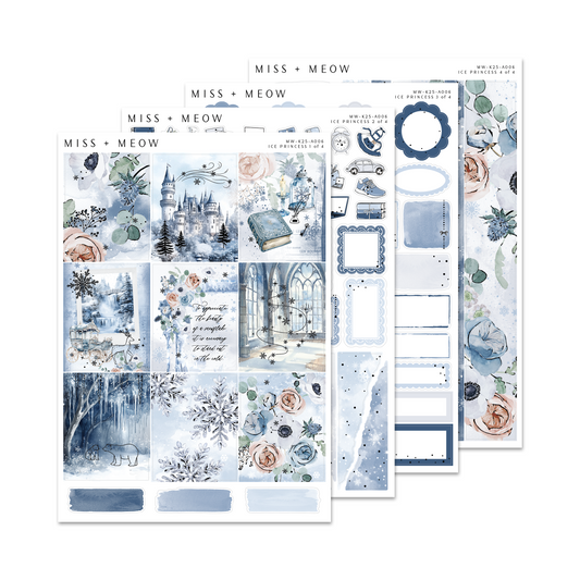 Ice Princess | Foiled Sticker Kit