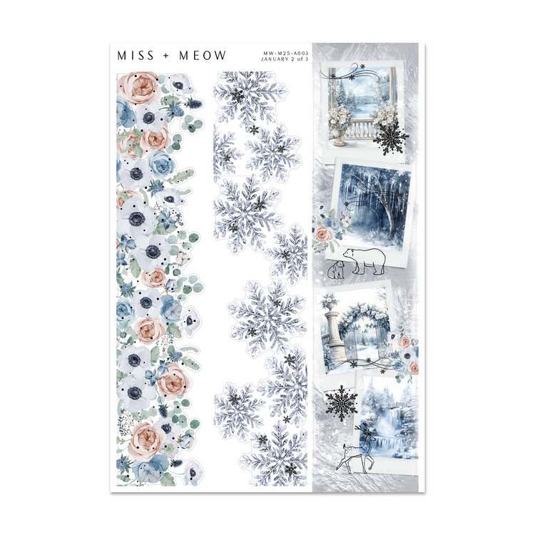 January 2026 | Foiled Monthly Sticker Kit