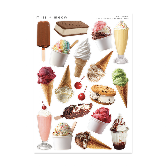 Junk Journal | Frozen Treats