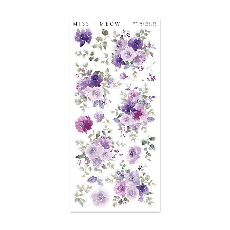 Lilac Garden | Add-On Stickers