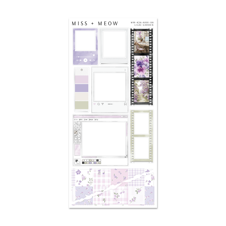 Lilac Garden | Add-On Stickers
