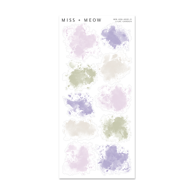 Lilac Garden | Add-On Stickers