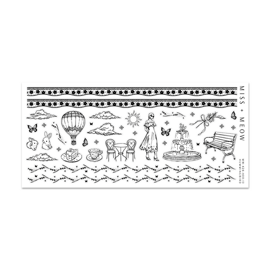 Lilac Garden | Foil Stickers