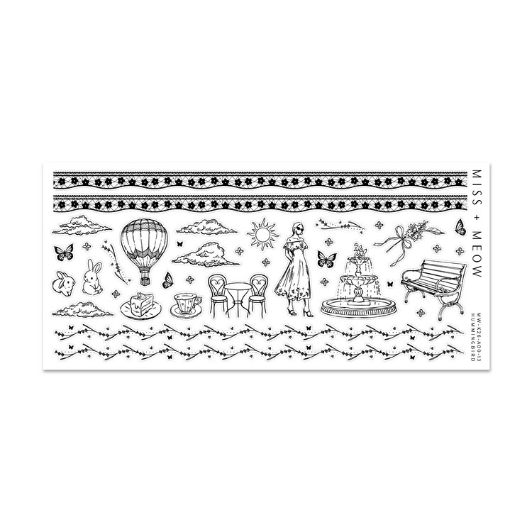 Lilac Garden | Foil Stickers